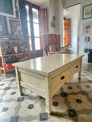 Mesa centro madera rústica Grupo Seys