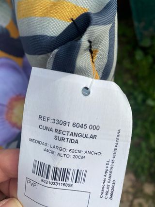 Cama perro/gato Arppe acolchada 62x44cm