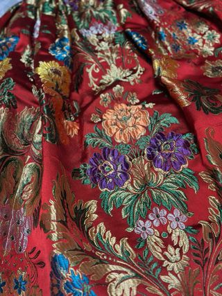 Falda fallera Niña Rojo y Dorado para niña