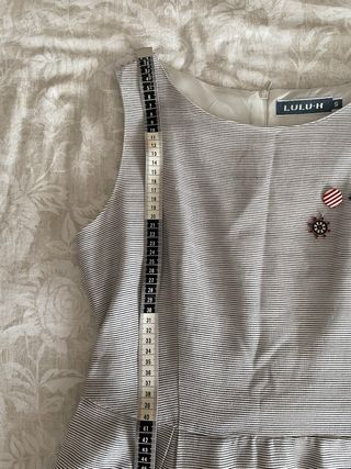 Vestido LULU-H Raya Gris Talla M