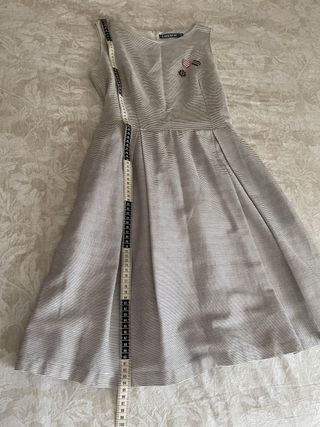 Vestido LULU-H Raya Gris Talla M