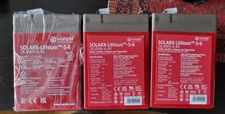 3 Baterías Litio XUNZEL SOLARX-Lithium™-5-6