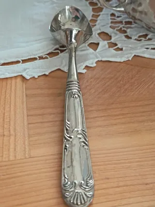 Cucchiaio vintage per gelato silverplated