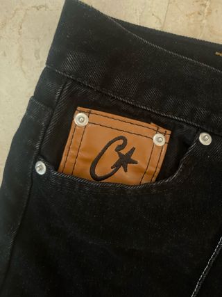 Chaqueta vaquera Corteiz negra