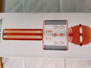 Microfono Karaoke Wireless Bambino Blu