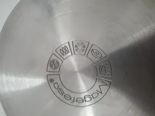 Olla de acero inoxidable con tapas