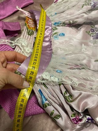 Traje de Fallera Niña rosa