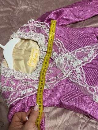 Traje de Fallera Niña rosa