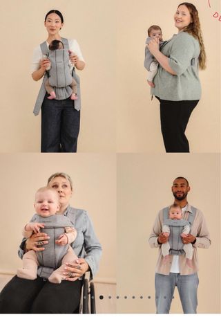 Mochila Porta Bebé BabyBjörn Mini Azul