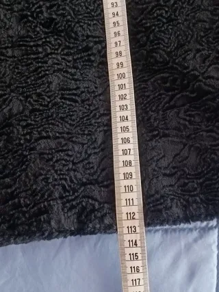 Cappotto donna simil astrakan nero XL