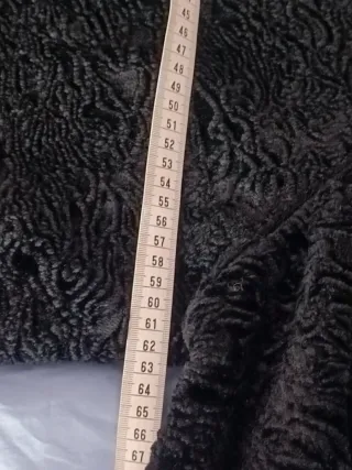 Cappotto donna simil astrakan nero XL