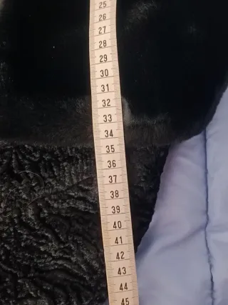 Cappotto donna simil astrakan nero XL