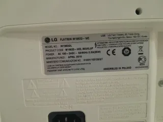 LG FLATRON M1962D HD Monitor TV Blanco