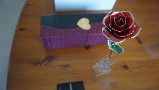 Gilded Rosa del amor NUEVO ideal regalo ver fotos