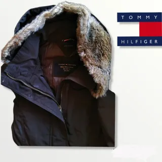Chubasquero plumas Tommy Hilfiger S Marrón
