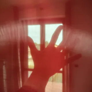 Set Tende Rosse Con Fantasia 140x280cm