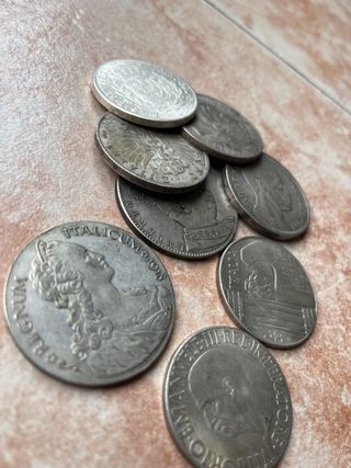 Lotto 8 monete Regno d'Italia