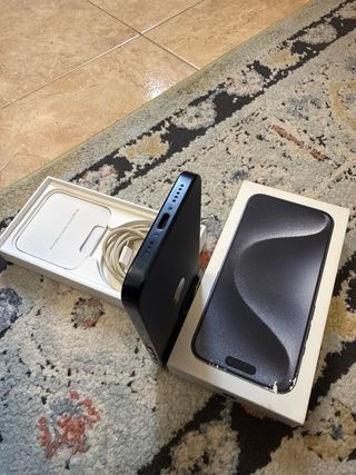 iPhone 15 Pro 128 91% Batteria