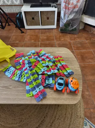 Pista flexible coches de juguete