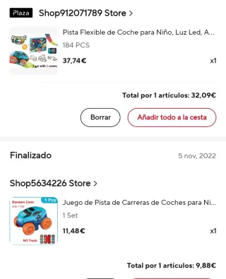 Pista flexible coches de juguete