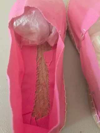 Alpargatas rosas mujer talla 41