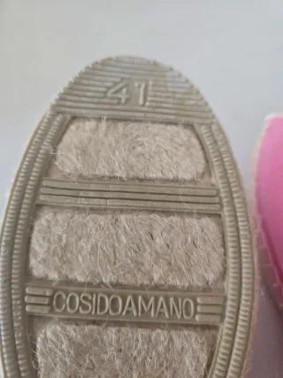 Alpargatas rosas mujer talla 41