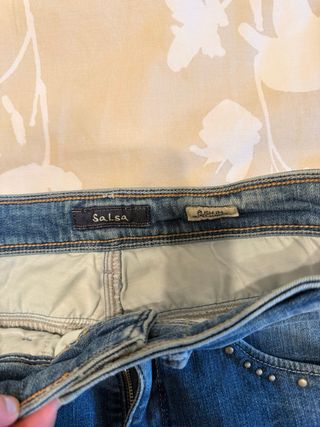 Pantalón corto vaquero Salsa Push Up T28