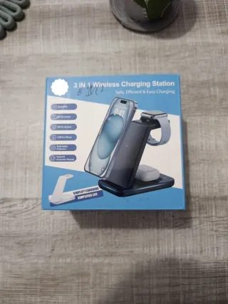 Cargador Inalámbrico 3 en 1