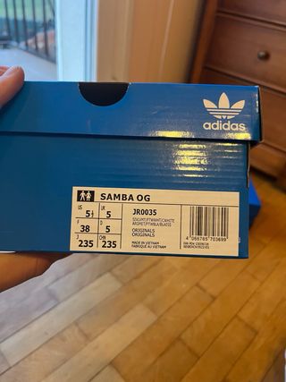 Adidas Samba Og Silver Nuevas Talla 38