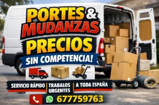 Portes y mudanzas 677759763
