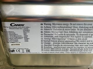 Microondas Candy Acero Inoxidable