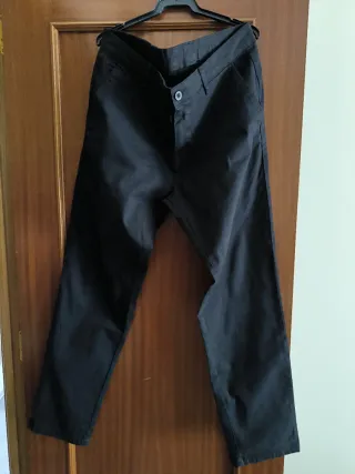 Pantalones Chinos Zara Negros