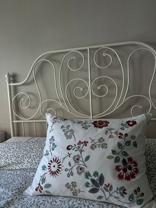 Estructura Cama Ikea LEIRVIK Blanca 140x200