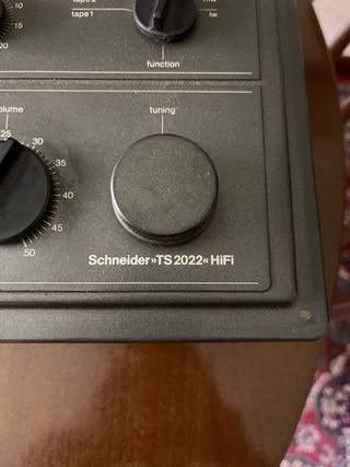 Tocadiscos Radio Cassette Schneider TS 2022 HiFi