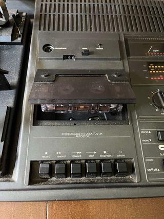 Tocadiscos Radio Cassette Schneider TS 2022 HiFi