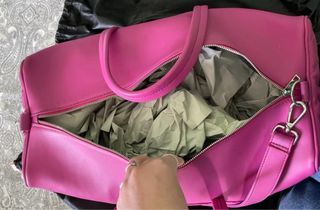 Borsone viaggio Valentina Giorgi rosa