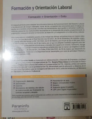 Formación y orientación laboral 9.ª edición 2022