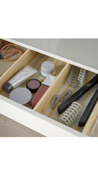 Tocador Blanco Ikea Hemnes con Espejo Ovalado