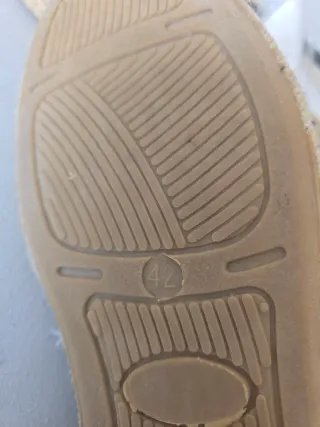 Alpargatas Beige Talla 42