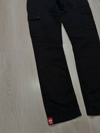 Pantalones Cargo Alpha Industries Negros