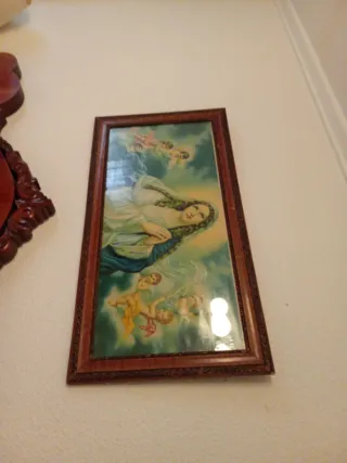 Cuadro Virgen con Ángeles