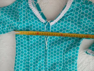 Traje Flamenca Niña Turquesa Lunares. 6-8 años