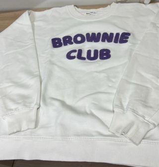 Sudadera Brownie Club Blanca