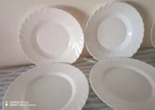 Set 8 Piatti Arcopal France Vintage Bianco