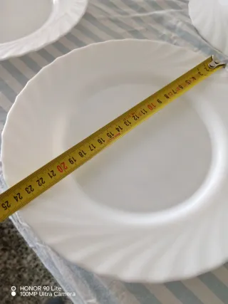 Set 8 Piatti Arcopal France Vintage Bianco