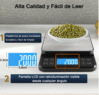 Báscula Cocina Digital BOMATA Precisión