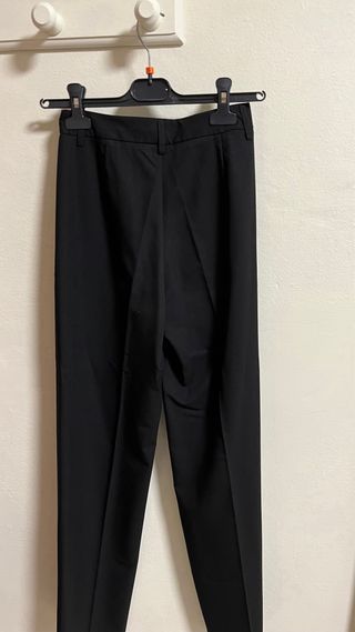 Pantalón de traje negro mujer