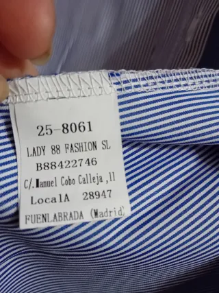 Camisa Rayas Mujer Manga Larga