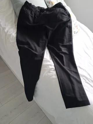 Pantalón punto Roma negro Talla M