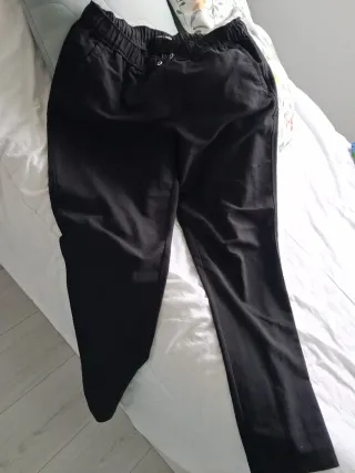 Pantalón punto Roma negro Talla M